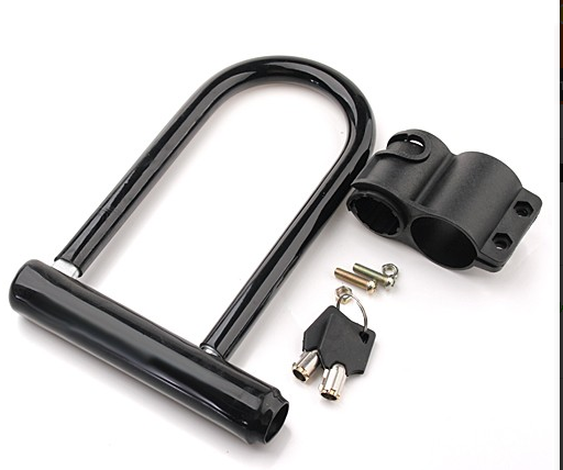 Bicycle U-Lock with Bracket for MTB Road Bike Folding Bicycle - Click Image to Close